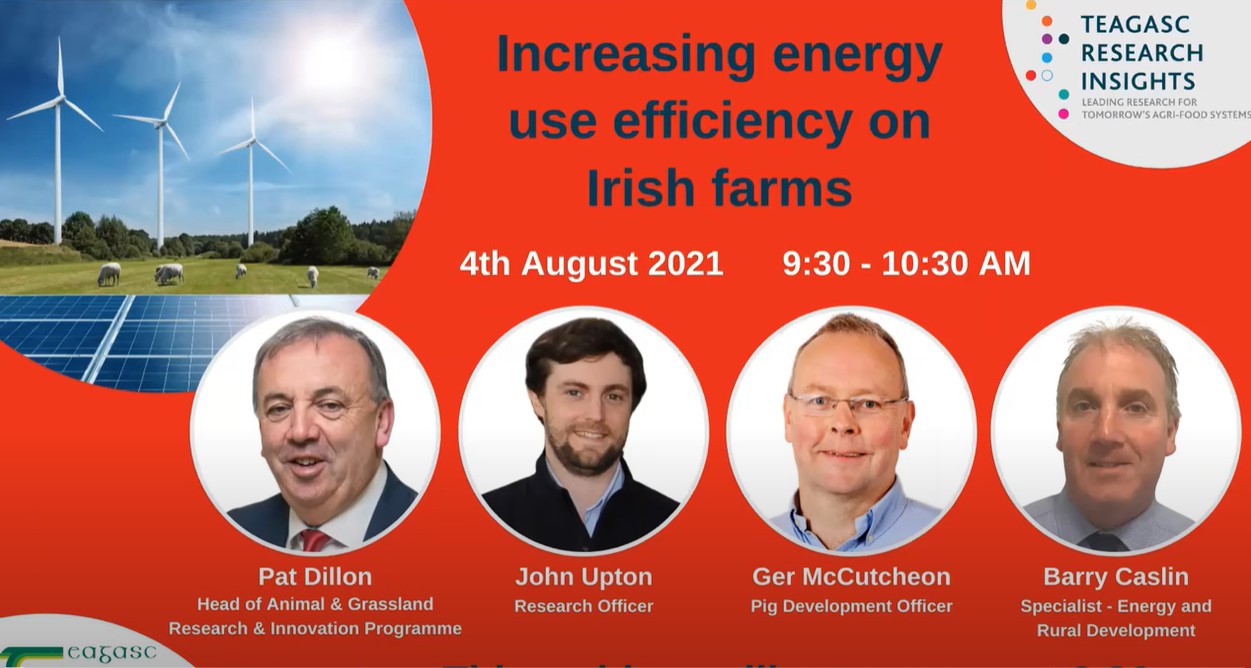 Teagasc Research Insights Webinar - Efficiënter energieverbruik op Ierse boerderijen-image