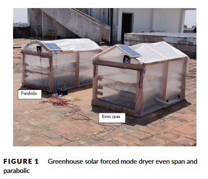 Eksperimentel undersøgelse af tørrekarakteristika for lima bønner med passiv og aktiv drivhussoltørrere-image