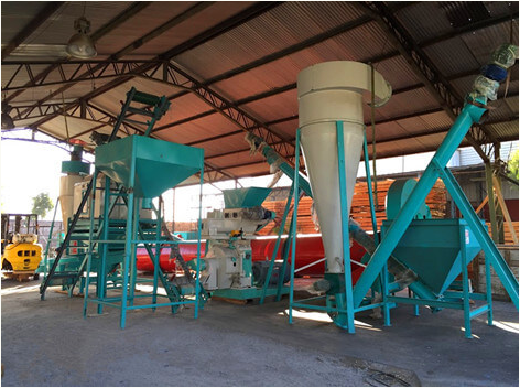 800-1000kg/h Planta de Pellets de Paja-image