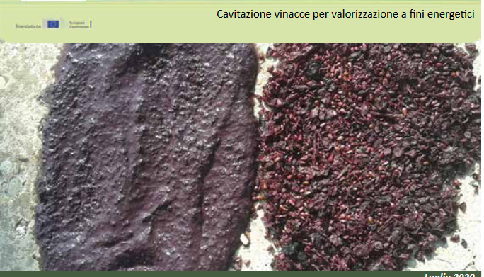 Cavitación del orujo de uva para su valorización energética-image