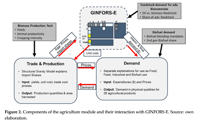 Global Land Use Impacts of Bioeconomy: An Econometric Input–Output Approach-image