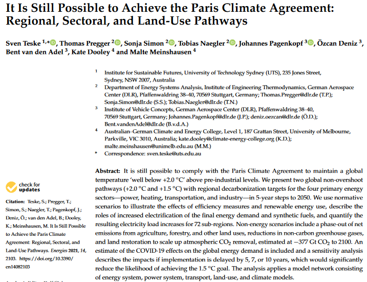 Det er stadig muligt at opnå klimaaftalen i Paris: Regionale, sektorbestemte og arealanvendelsesveje-image